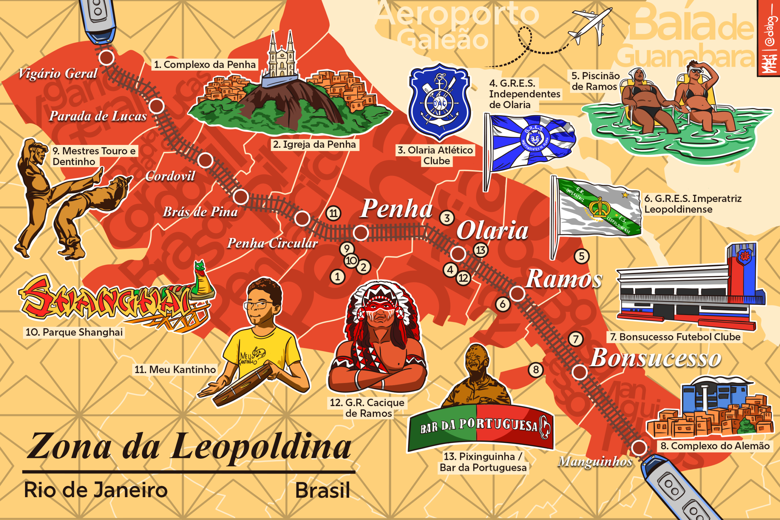 Mapa da Leopoldina
